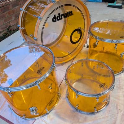 ddrum Diode Dominator (2006-2010s) - Orange Acrylic John Bonham Replica image 2