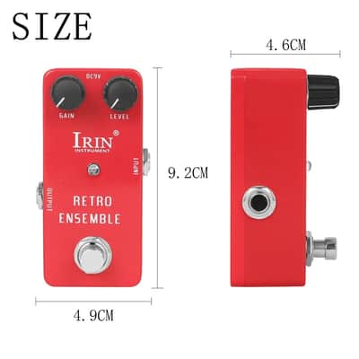 Irin RS-05 Retro Ensemble Chorus Pedal Simulate the Retro Chorus Effect True Bypass, price include the import duty to US buyer image 6