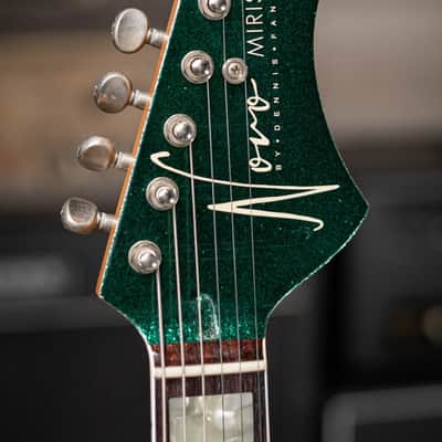 Novo Custom Shop Miris J Semi-Hollow Electric Guitar - Matrix Sparkle with Gig Bag image 5