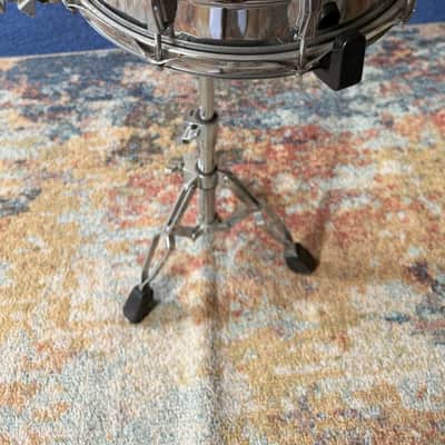 Ludwig LM402KT Hammered Supraphonic 6.5x14" 10-Lug Aluminum Snare Drum with Tube Lugs 1999 - Present - Chrome-Plated image 5