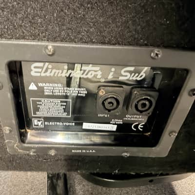 Electro-Voice Eliminator i Sub 18" Passive PA Subwoofer USA Made EV DL18MT Bass Cabinet Late 1990s to Early 2000s image 3