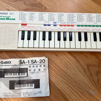 Casio SA-1 ToneBank keyboard 80s Japan image 2