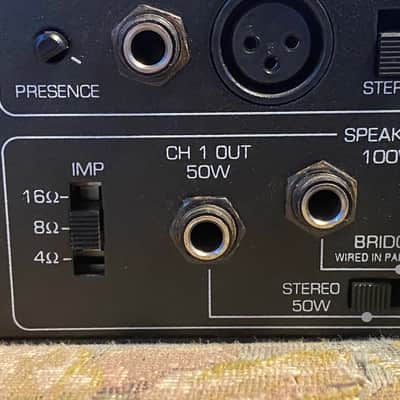 Carvin TUBE 100 Stereo Power Amp Black image 8
