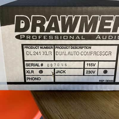 Drawmer DL241 XLR, Dual-Auto Compressor, high-end studio version image 3