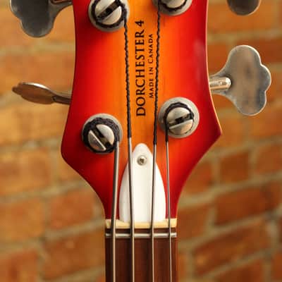 Godin Dorchester 4 Short Scale Bass 2017 Cherry Burst image 5