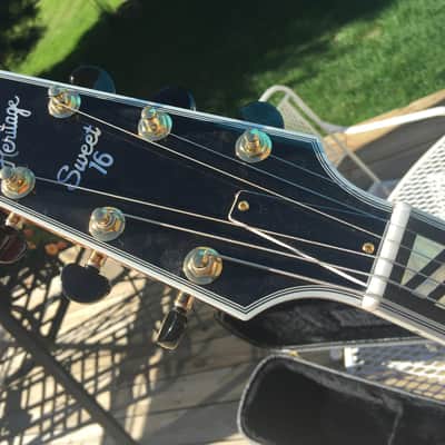 HERITAGE SWEET 16 ARCHTOP "THE LAST ONE" VINTAGE WINE BURST GUITAR image 20