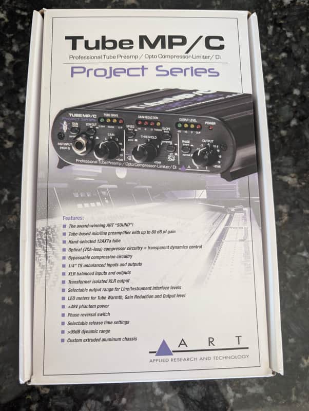 ART Tube MP/C Tube Microphone Preamp and Compressor 2012 - Present - Black image 1
