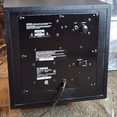 Yamaha Yamaha NS-SW40 active subwoofer 90s - Black image 4