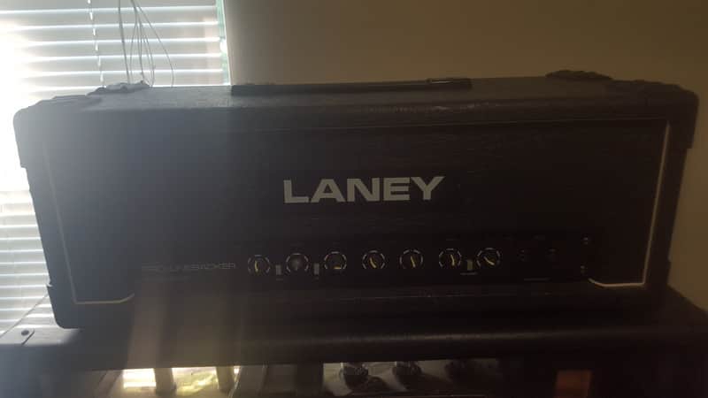 Laney PL-100 Pro Linebacker Bass Amp Head Black image 1