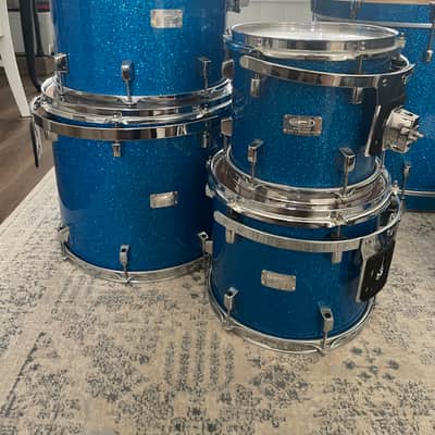 OCDP Custom Drum Set - Blue Glass Sparkle image 3
