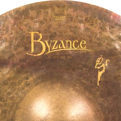 MEINL B14SAH Byzance Vintage HiHat 14 Zoll sandblasted Sand image 7