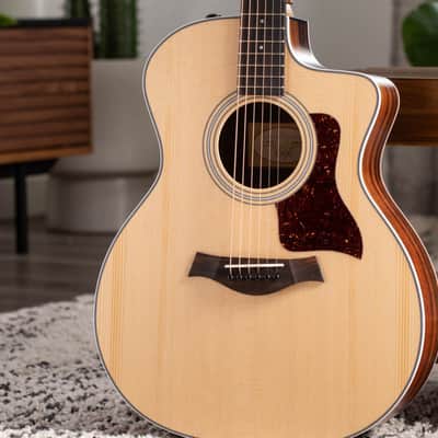 Taylor 214ce Acoustic-Electric Guitar - Natural image 3
