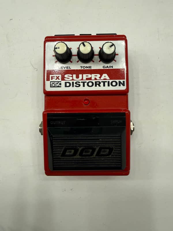 DOD Digitech FX55C Supra Distortion Rare Vintage Guitar Effect Pedal image 1