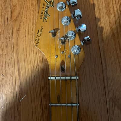 1983 Fender Stratocaster Elite "Lefty" Gloss Black image 4