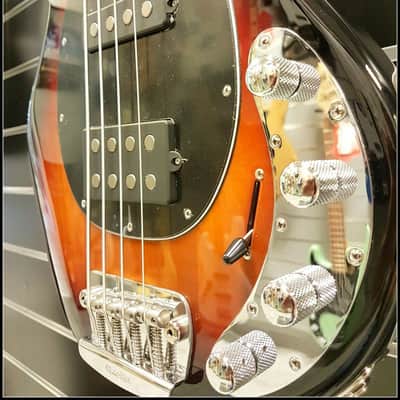 Musicman USA Sting Ray 4 HS Neckthrough, Vintage Sunburst image 7