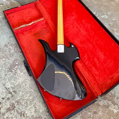 B.C. Rich Mockingbird Bass 1986 - White original vintage NJ MIJ Japan mocking bird AK image 11