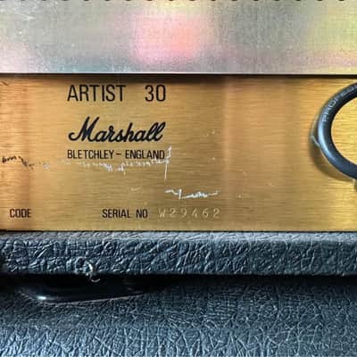 Marshall Artist 3203 30w Head 1988 - Black image 4