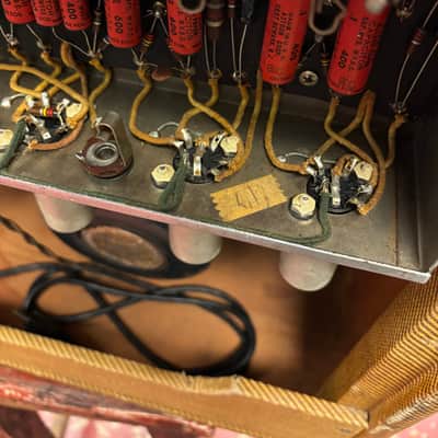 1955 Fender Tremolux 5E9 Narrow Panel Tweed image 21