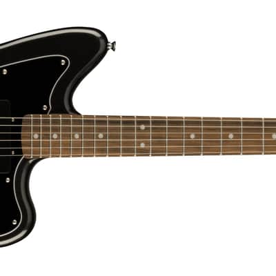 SQUIER - FSR Affinity Series Jazzmaster  Laurel Fingerboard  Black Pickguard  Metallic Black - 0378301565 image 1