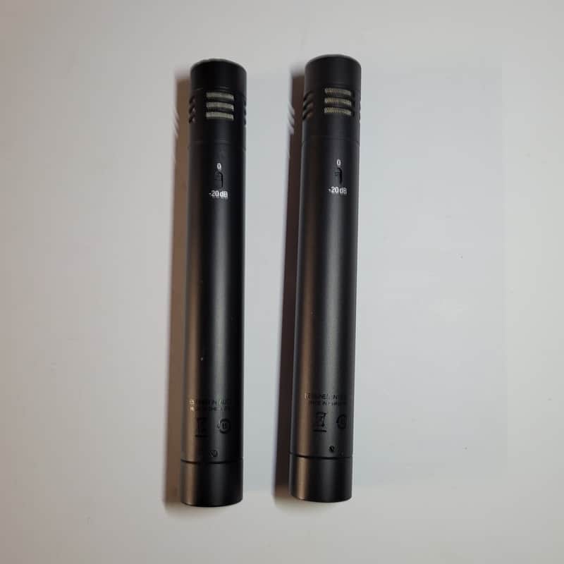 Pair of AKG P170 Small Diaphragm Cardioid Condenser Microphone - Black image 1