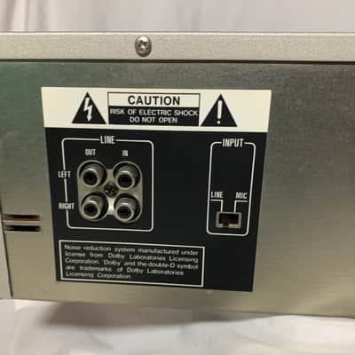Realistic SCT-100 Stereo Dual Deck Cassette Player Recorder POWERS UP~PARTS ONLY image 12
