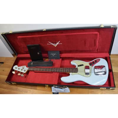 Fender Custom Shop 63 Jazz Bass Journeyman Aged Sonic Blue image 5