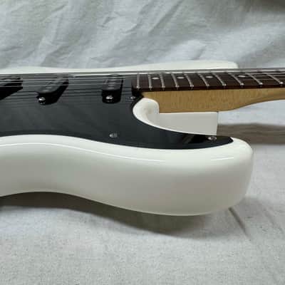 Fender American Performer Stratocaster Guitar with Rexylab Ultimate Strat upgrades/mods + Case 2023 - Arctic White / Rosewood fingerboard image 16