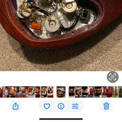 Vintage  Gibson  SG Standard  1972 All Original Heritage Cherry Rare Embossed  Pickups image 21