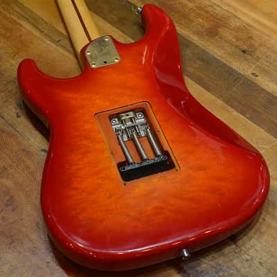 Fender Japan STR-75R Pro Feel Series SSH FR SB 1988' image 11