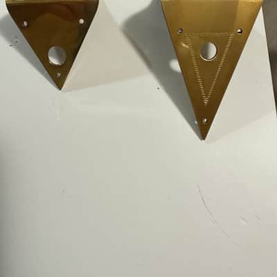 NOS-GIBSON Super 400 “Short” Tailpiece Early 1980’s - Solid Bras Engraved Polished image 7