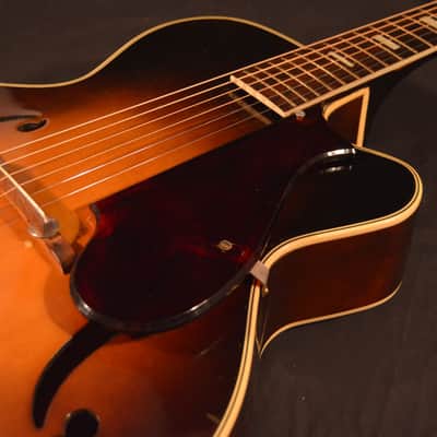 Vintage 1950's Harmony H-1311 Cremona Archtop Guitar with Venetian Cutaway - w/ OSS Case image 13