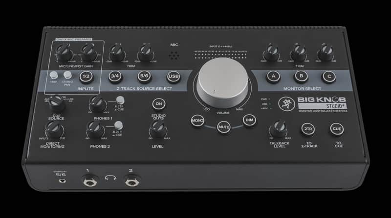 Mackie Big Knob Studio Plus + Computer Audio Interface and Monitor Controller image 1
