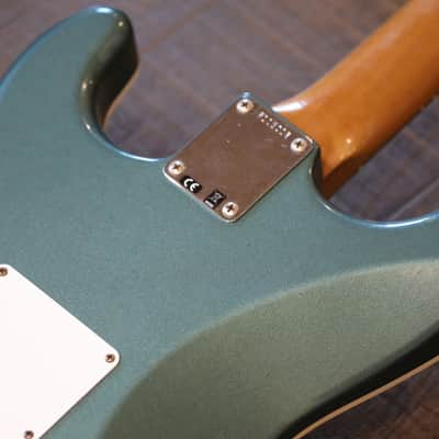 Unplayed! 2021 Fender Custom Shop GC Strat HST Journeyman Relic Aged Sherwood Green Metallic SSH + COA OHSC image 16