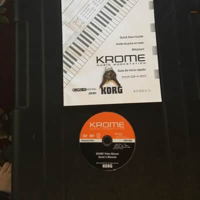 Korg KROME 88-Key Synthesizer Workstation 2010s - Black image 2