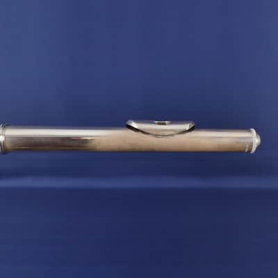 EF Dean Flutemakers 1895 Open-Hole Silver Flute w/ Case image 5