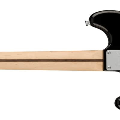 Squier Sonic Bronco Bass Maple Fingerboard White Pickguard Black image 3