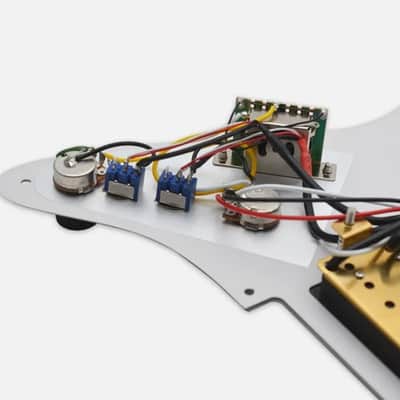 HSH DOUBLE HUMBUCKER SPLIT COIL LOADED PICKGUARD STRATS image 9