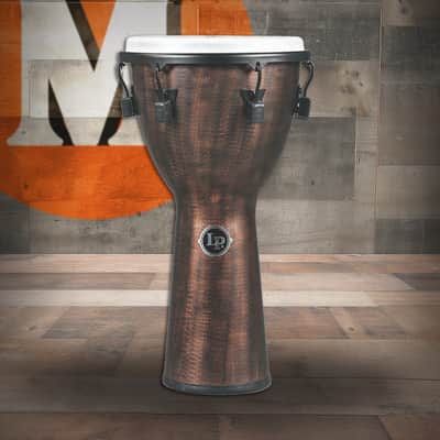 Latin Percussion LP World Beat Fx Mech 12 1/2" Djembe - Synthetic Copper (LP727C) image 1