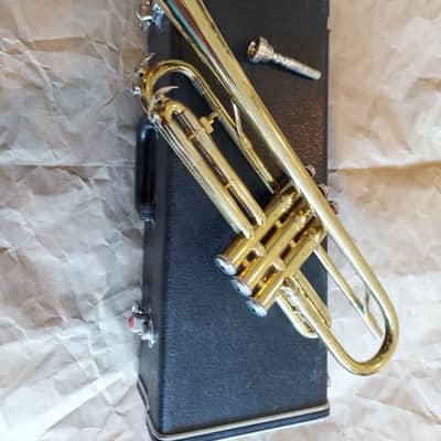 King Cleveland 600 Trumpet with case/MP, USA, Very Good Condition, No Top-Hook image 5