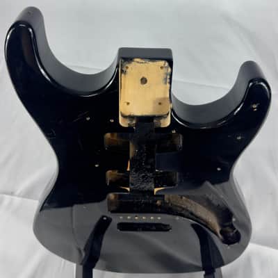 Unbranded Strat Style Electric Guitar Body - Black image 9