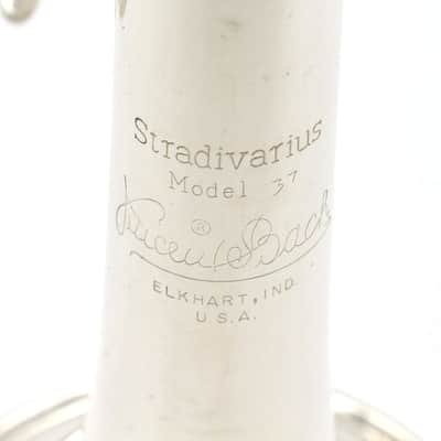 BACH Trumpet 180ML 37/25 SP Silver-Plated Finish [310330] (06/22) image 4