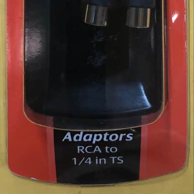 Hosa GPR-101 2 pack RCA to 1/4" TS image 2