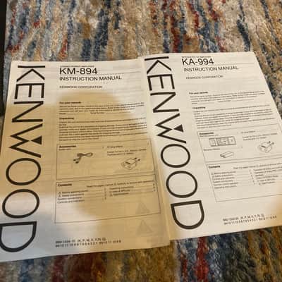 Kenwood power amplifier /kenwood integrated amplifier Km/894 /km994 1998 Gray image 7
