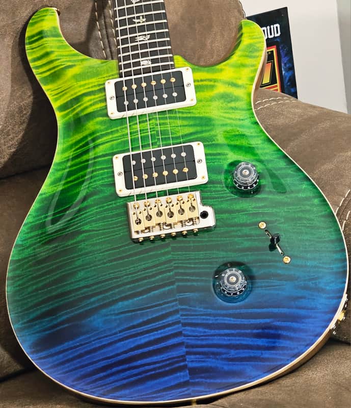 PRS (Mint) Custom 24 Artist Package 🎨 2013 - Aqua Verde Fog image 1