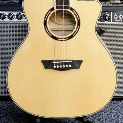 2025Washburn Apprentice AG40CEK Grand Auditorium Acoustic Electric Guitar w/ Case! Flame Maple! VERY NICE!!! image 3