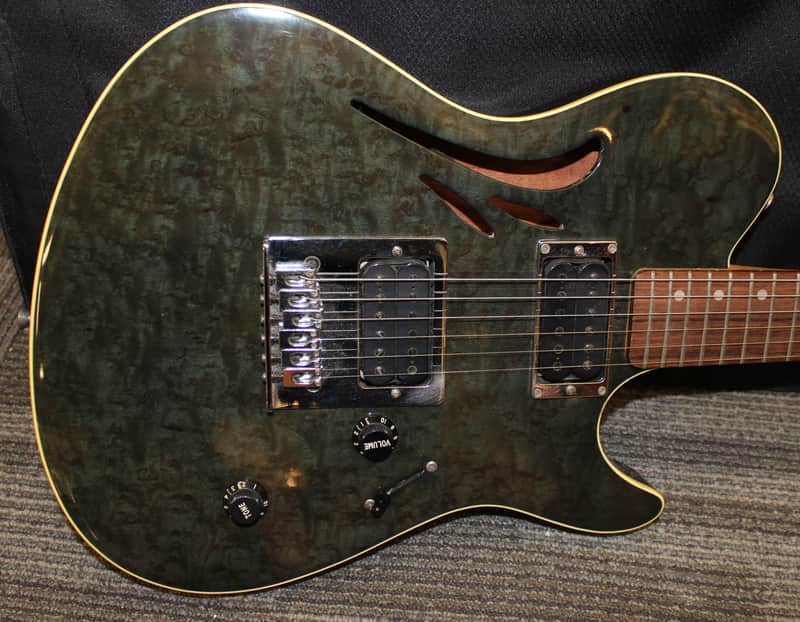 RARE Starfield Ibanez Cabriolet Limited Semi-Hollow Electric Guitar - Trans Olive image 1