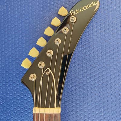 2012 ESP Edwards Explorer Custom Paint One Off - James Hetfield Lawsuit Era Banana Headstock JAPAN MIJ image 10