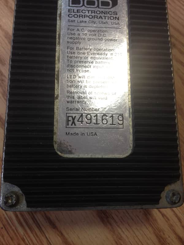 DOD FX45 Stereo Reverb Pedal | Reverb