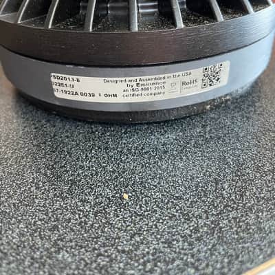 Eminence PSD 2013-8 Bolt on Driver - Black image 2