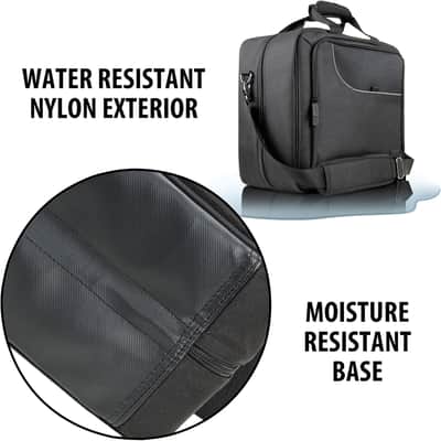 Audio Mixer Case - Podcast Mixer Travel Case with Scratch-Resistant Interior & Customizable Storage - Compatible with RODECaster Pro, RODECaster Pro II, RC Duo & More Audio Equipment (Black) image 4